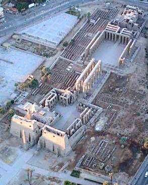 Modern 3-D reconstruction of the Temple of Luxor