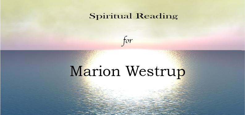 Spiritual Reading for Marion Westrup Heading