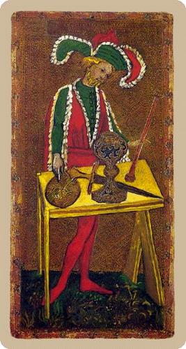 "The Juggler" from the Visconti-Yale pack of 1425